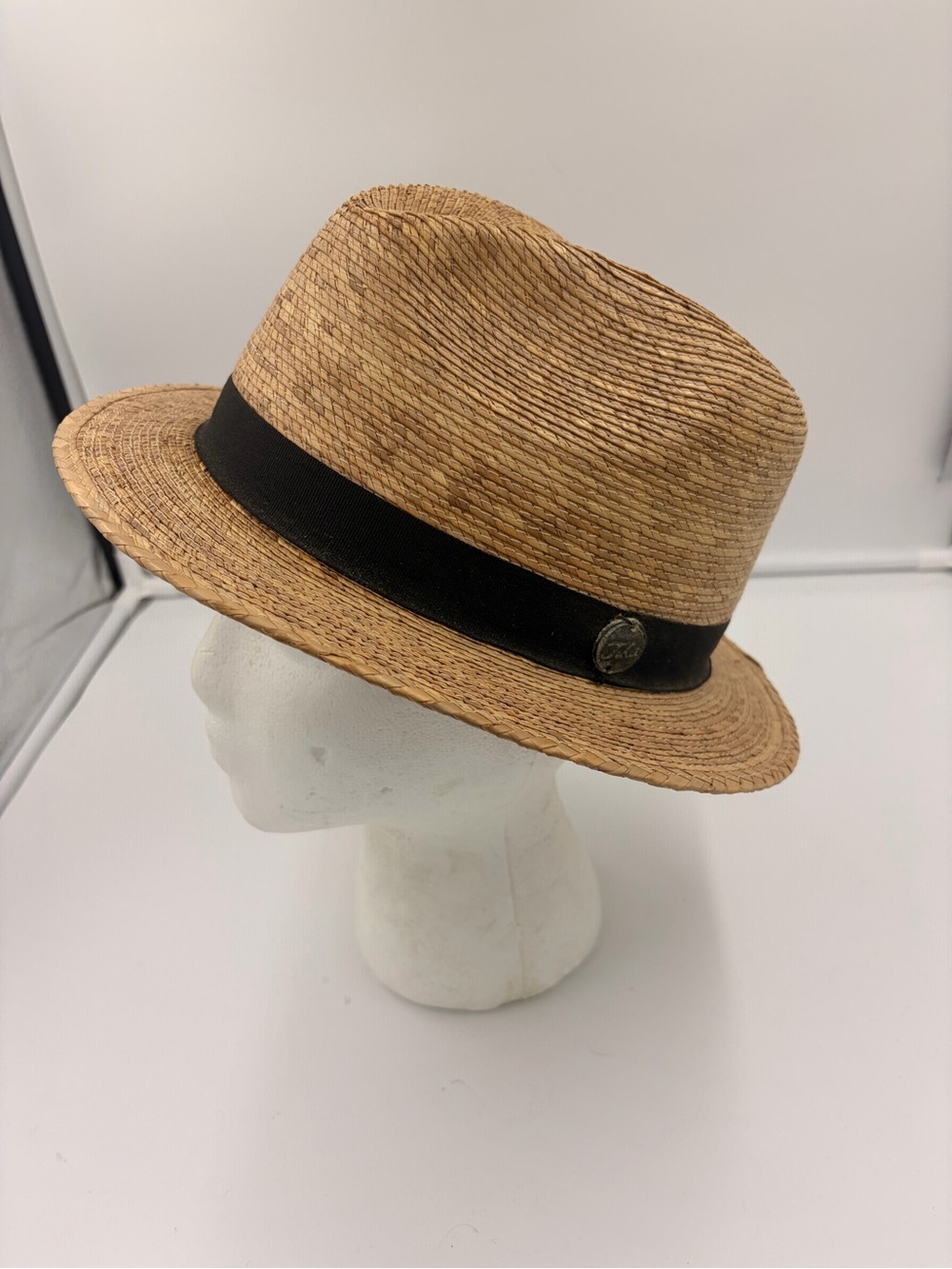 Tula Large / Extra Large Men’s Vintage Explorer Straw Western Fedora Hat
